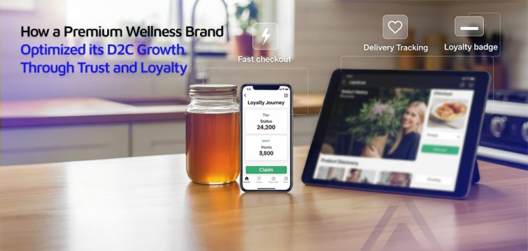 Premium wellness product delivery with loyalty and tracking