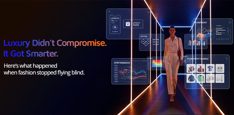 Luxury retail digital transformation with modular commerce screens