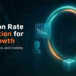 Conversion rate optimization services visualization with data analytics and customer journey mapping for retail brands