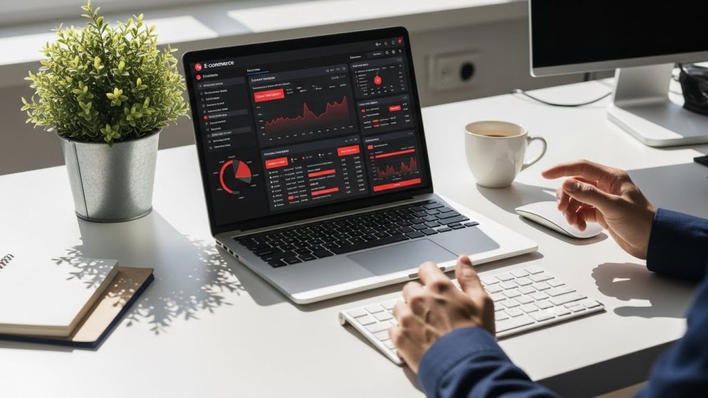 headless commerce development services ecommerce dashboard analytics