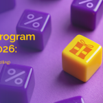 Loyalty program trends 2026 featuring gift reward cube among discount percentage cubes representing customer engagement strategies.