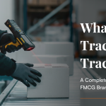 Track and trace technology scanning product in FMCG warehouse supply chain